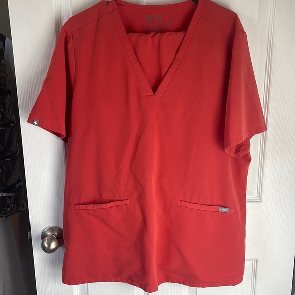 Figs Tops Burnt Orange Figs Scrubs Poshmark